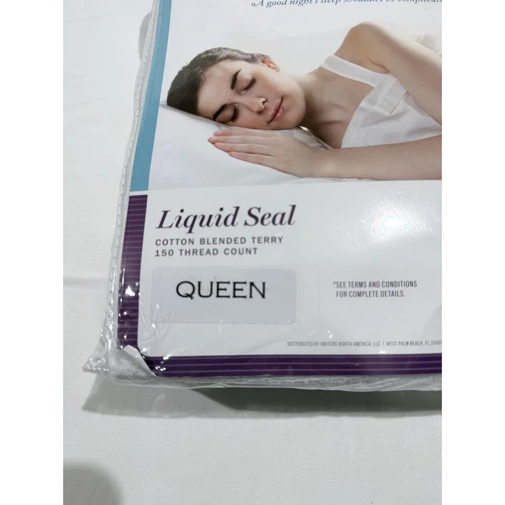 Uniters BedGard Queen Mattress Protection Liquid Seal NEW 150 Thread Count